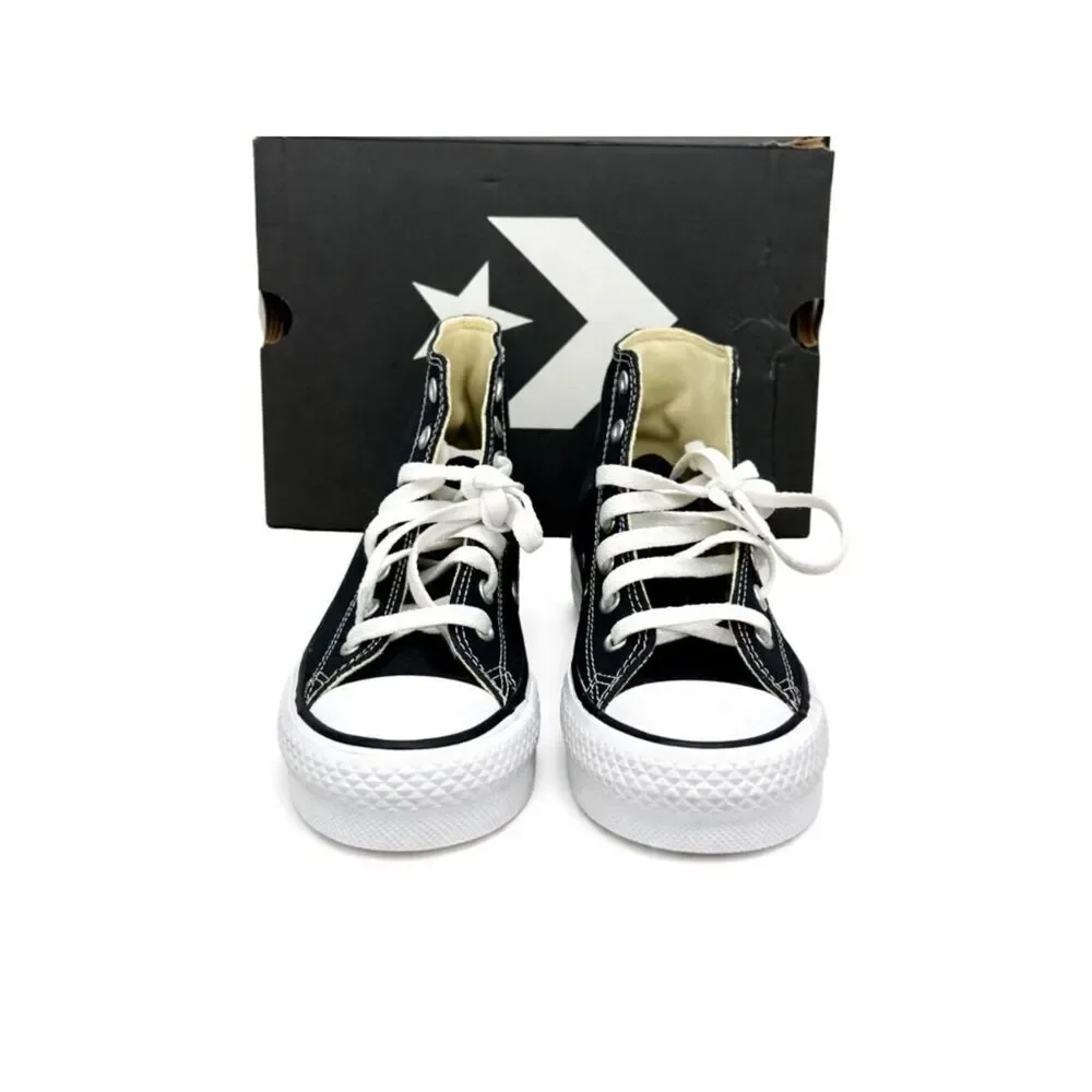 Converse Chuck Taylor All Star EVA Lift Platform Kids 3 Black High Top Sneaker